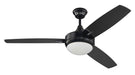 52" Ceiling Fan w/Blades & LED Light Kit, w/UCI-2000