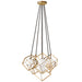 6LT Halogen Pendant Gold