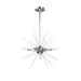 6LT Incandescent Pendant, Polished Chrome Finish