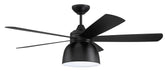 52" Ceiling Fan w/Blades, LED Light Kit