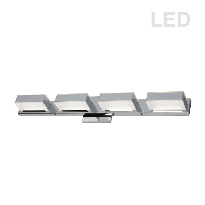 20W LED Wall Vanity, Polished Chrome Finish