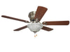 42" Hugger Ceiling Fan w/Blades & Light Kit