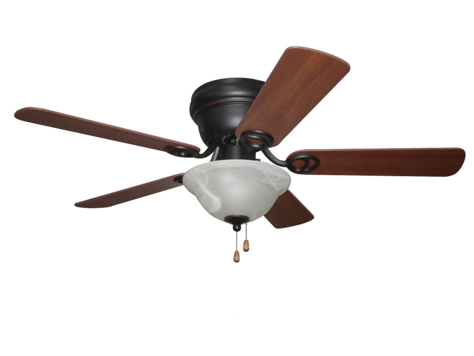 42" Hugger Ceiling Fan w/Blades & Light Kit