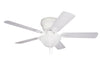 42" Hugger Ceiling Fan w/Blades & Light Kit