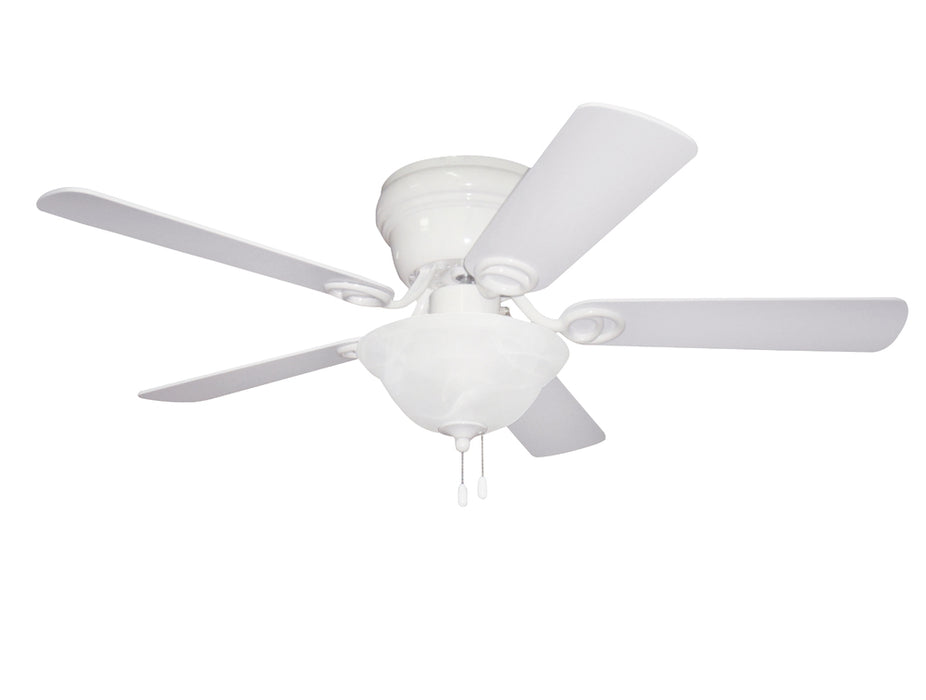 42" Hugger Ceiling Fan w/Blades & Light Kit