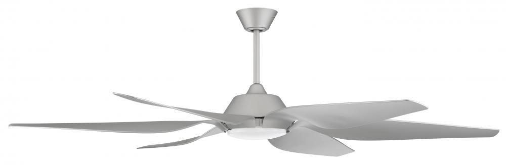 66" Ceiling Fan w/DC Motor, Blades, LED Light Kit