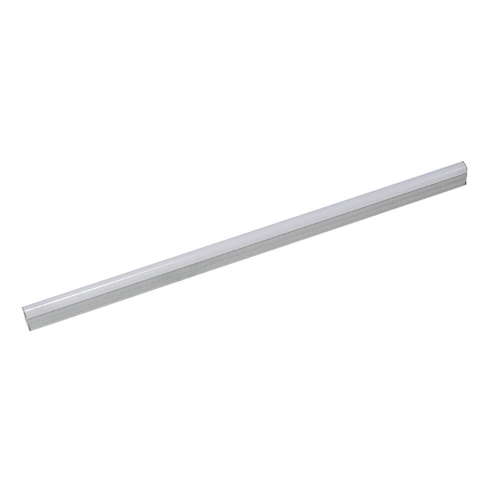 ZeeStick 1-Light Utility Light in White with Frosted White Polycarbonate Diffuser - Integrated LED